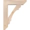 Ekena Millwork Olympic Slat Smooth Bracket w/ Offset Brace, Douglas Fir, 7 1/2"W x 28"D x 36"H BKT0806X28X36OLY06SDF - alternate 3